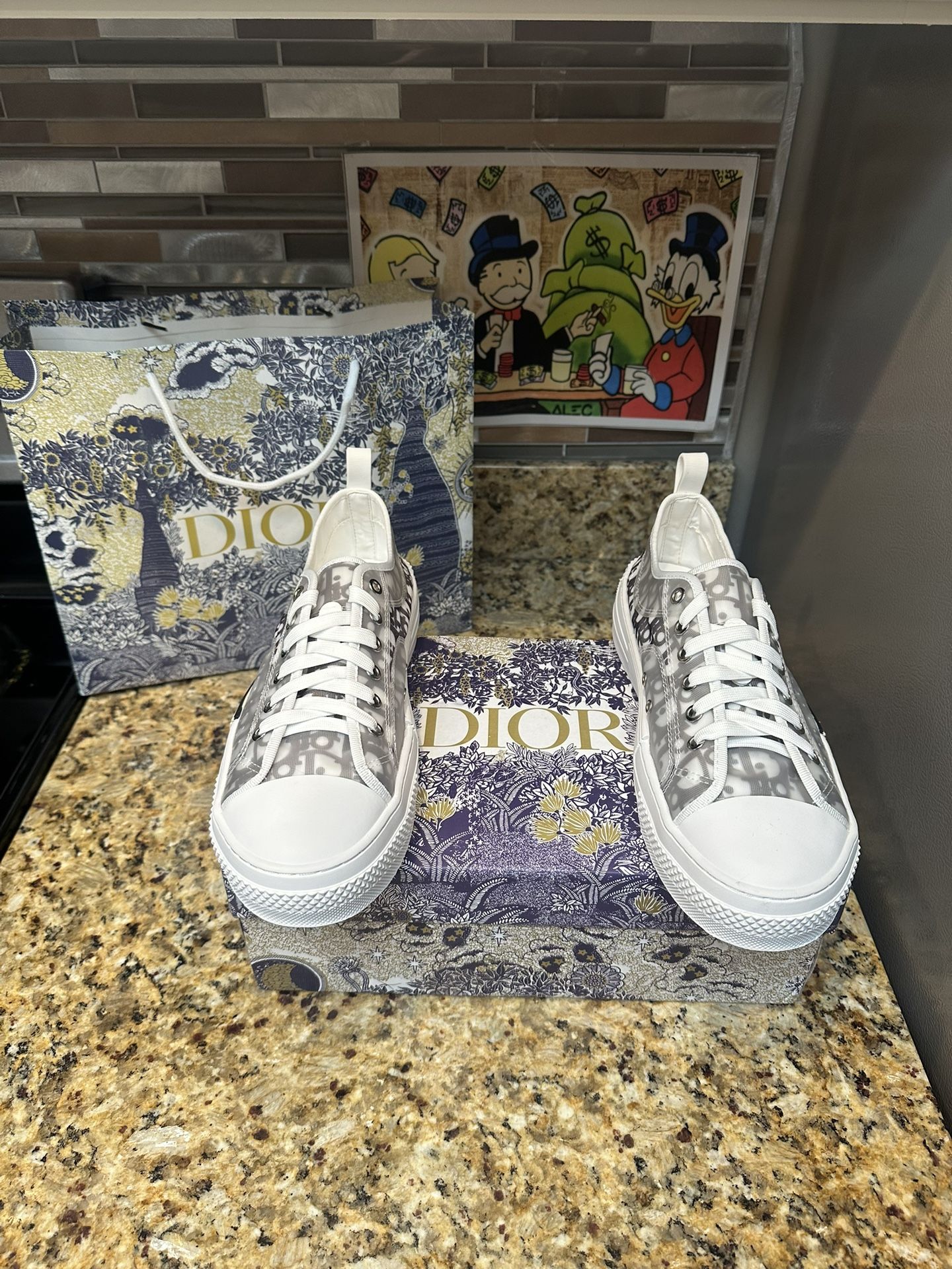 White Dior B23 Brand New With Box And Bag Size 9 1/2 - 10 Usa Men’s