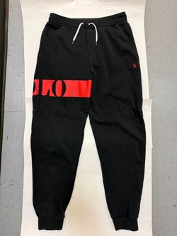 Polo Ralph Lauren Black Jogger Sweatpants Youth Boys Size L/14-16