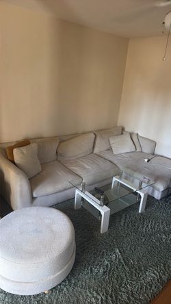 White L couch