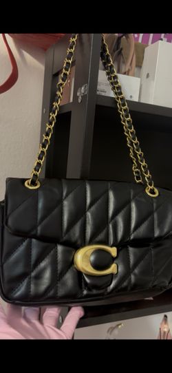 Black coach tabby purse