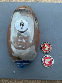 Honda Mini Trail Fuel Tank with Badges