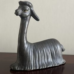 Signed Anthony Freeman McFarlin Art Pottery Sculpture of a Llama