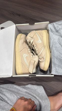 Stussy Fossil Air Force 1 Mid (cut Off Strap)