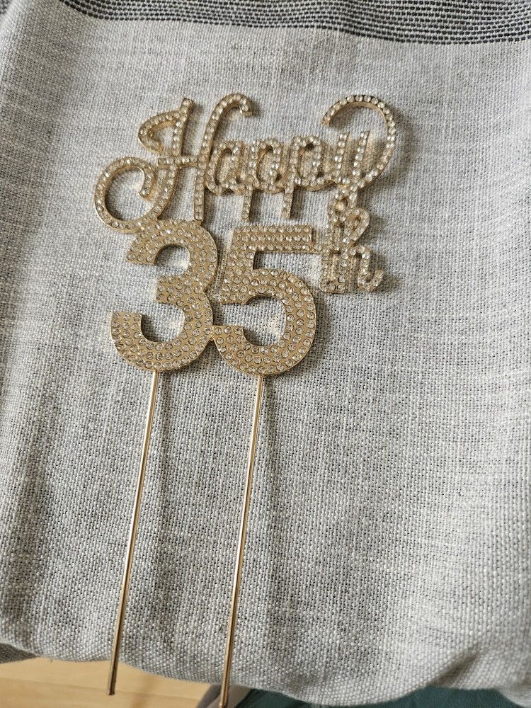35th Birthday Cake Topper