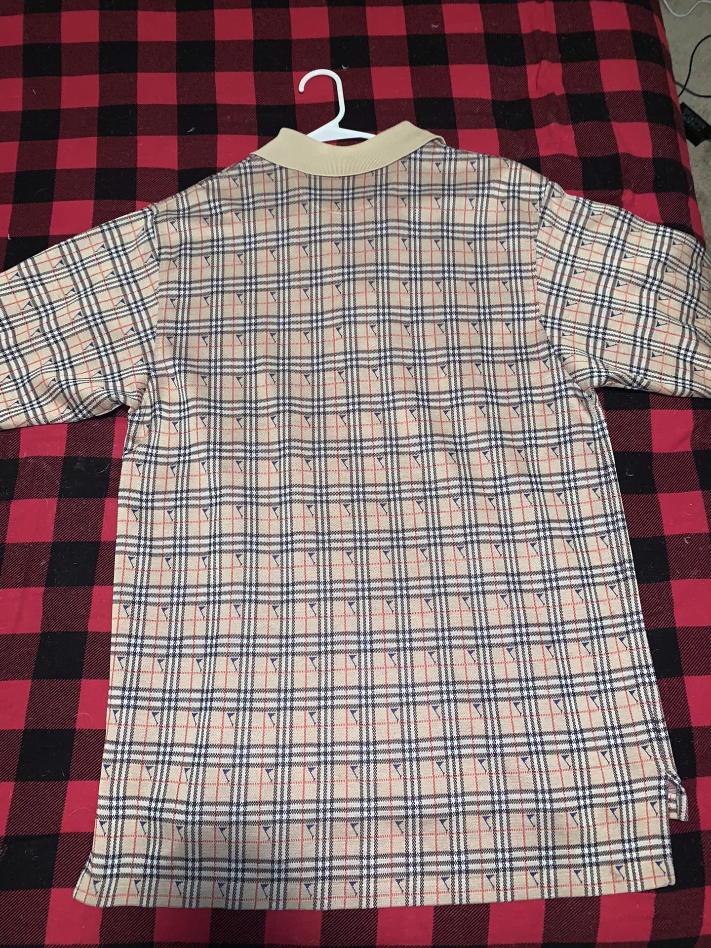Burberry Plaid Polo Shirt