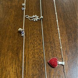 Silver Charm Necklace 