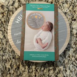 Baby Welcome Sign
