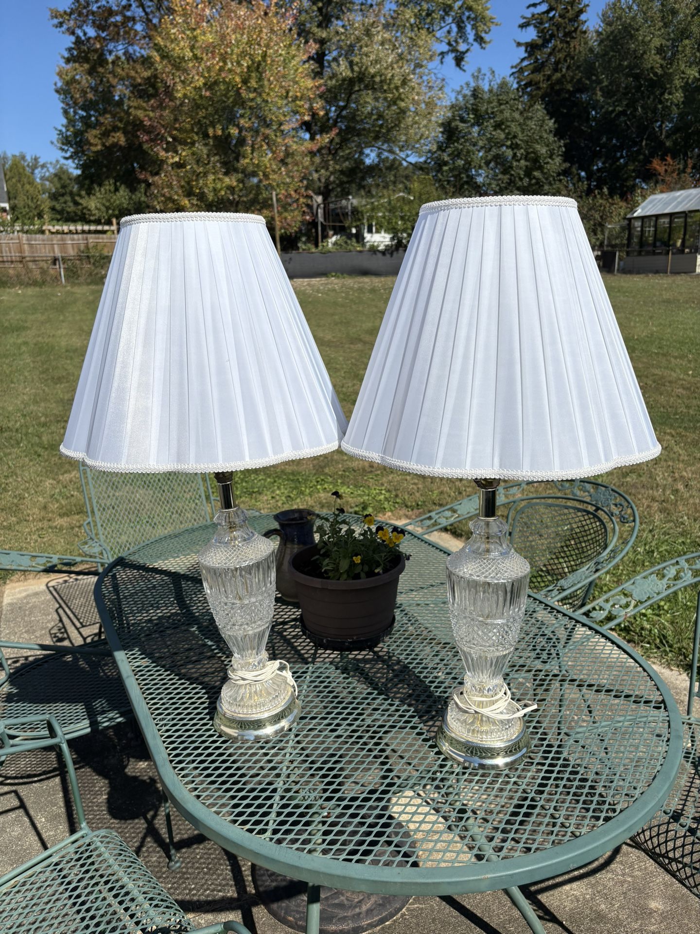 Vintage Crystal Lamps