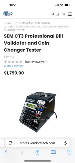 Vending tester