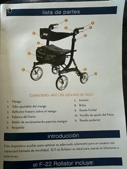 F-22 rollator walker  HD