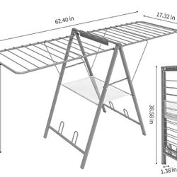 LG ADJUSTABLE  COLLAPSIBLE CLOSE DRYER 
