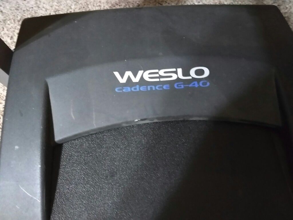 Weslo g40 treadmill manual sale