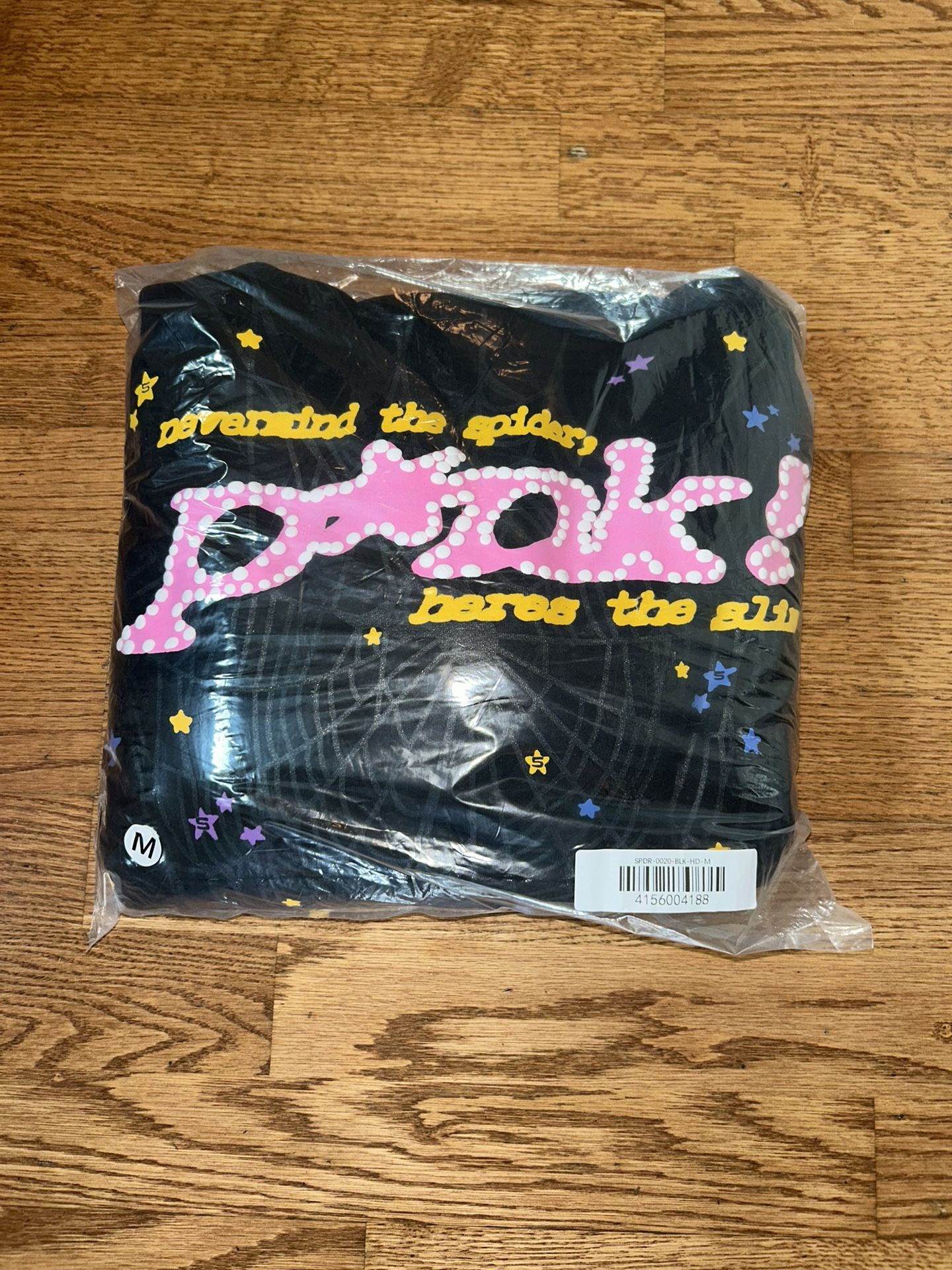 sp5der hoodie pink v2