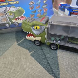 Complete Dino Carrier Truck With Sounds