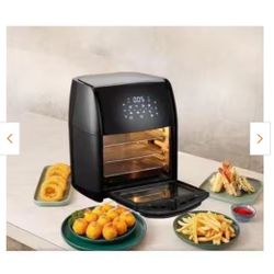 Black Digital Air Fryer with Oven,