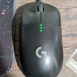 (Free Items) Logitech PRO Wireless Gaming Mouse Black Ergonomic With FREE Microphone Blue Snowball 