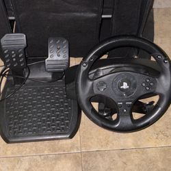 Thrustmaster T80 Racing wheel and Pedals
