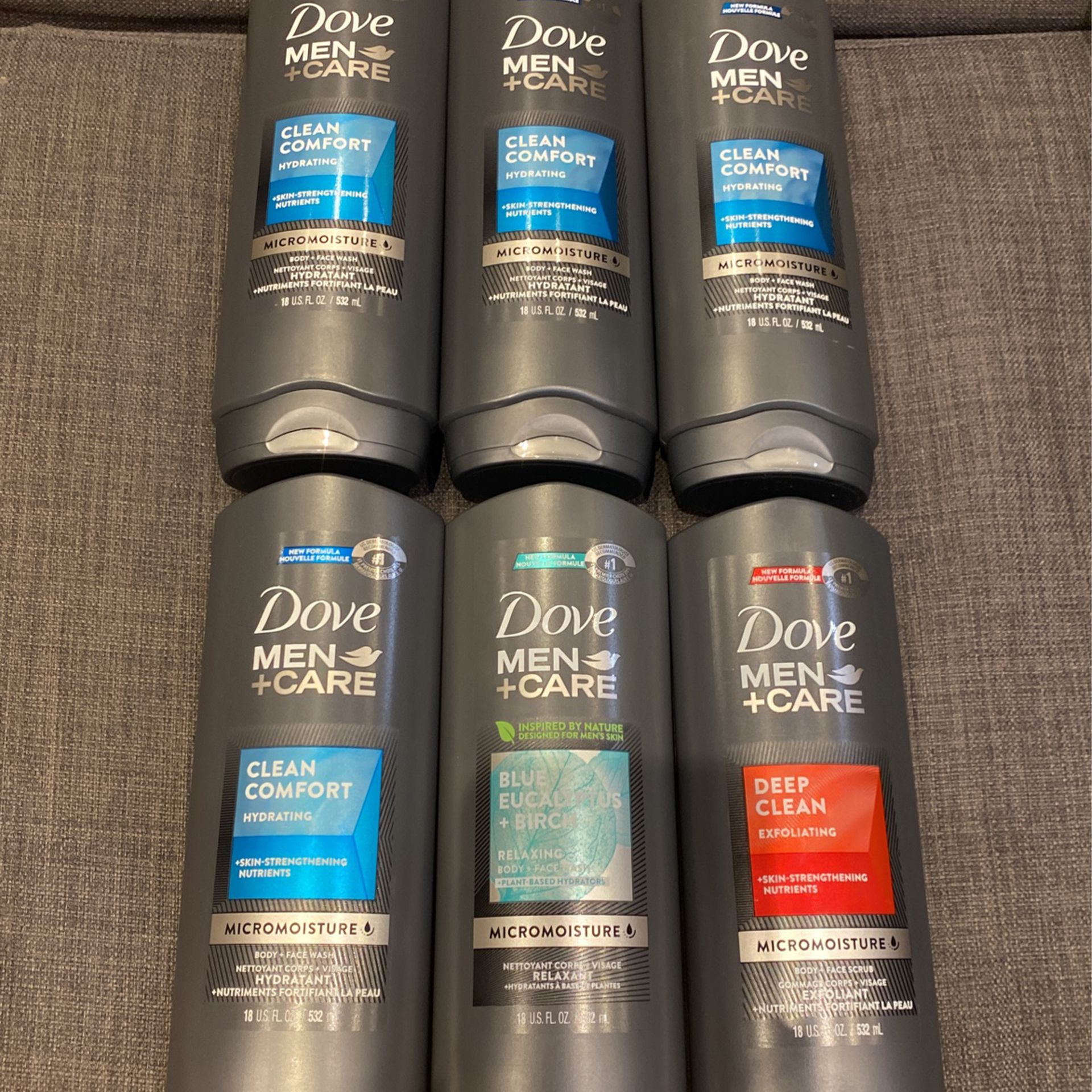Dove Men Body Wash Lot Of 6 For $36