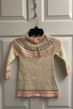 Brand new Baby Girl sweater dress with tights size 24 months