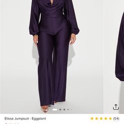 Purple Jumpsuit Fashion Nova 