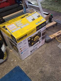 Champion 4375,3500 Duel fuel portable generator still in box
