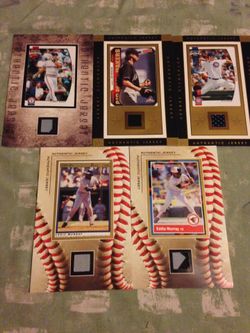 MLB Authentic Jersey Cards (5)