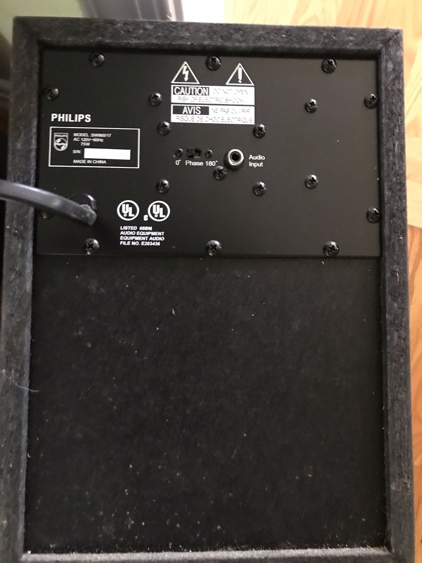 Philips Subwoofer