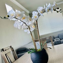 Orchid Faulk Decoration Like New $40