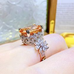 Tourmaline antique ring