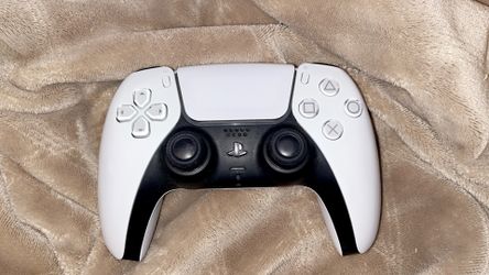 White PlayStation 5  controller