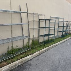 Nsf Restaurant Dry Storage Racks Metro Chrome Walk In Cooler Coated  Random Sizes Adress Below