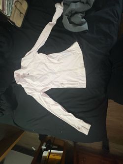 Pink lululemon define jacket size 4 tried on