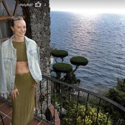 The Drop Women's Makayla Crochet Maxi Skirt  large