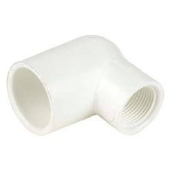 Dura 3/4" x 1/2" PVC Sch. 40 Pressure 90-Degree Slip x FPT Reducing Elbow Contractor Pack