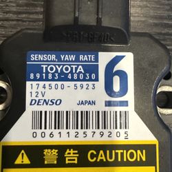2010 - 2020 TOYOTA 4RUNNER YAW RATE SENSOR CONTROL MODULE UNIT OEM 89183-48030