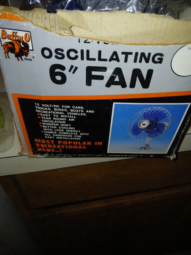 Bran's NEW 12 VOLT FAN FOR CARS RECREATION VANS