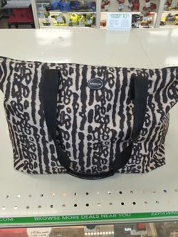 COACH Ocelot Lepoard Nylon Tote Bag