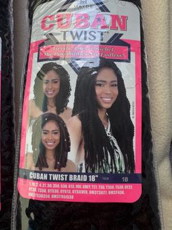 Cuban Twist Braid 18” & Bobbi Boss Nu Locs 24”