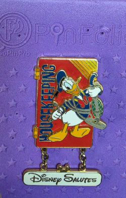Disney Salutes Housekeeping Donald Duck Cast Exclusive Pin