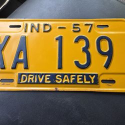 Vintage  1957 Tag