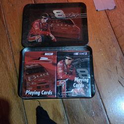 Dale Jr Playing Cards W Tin