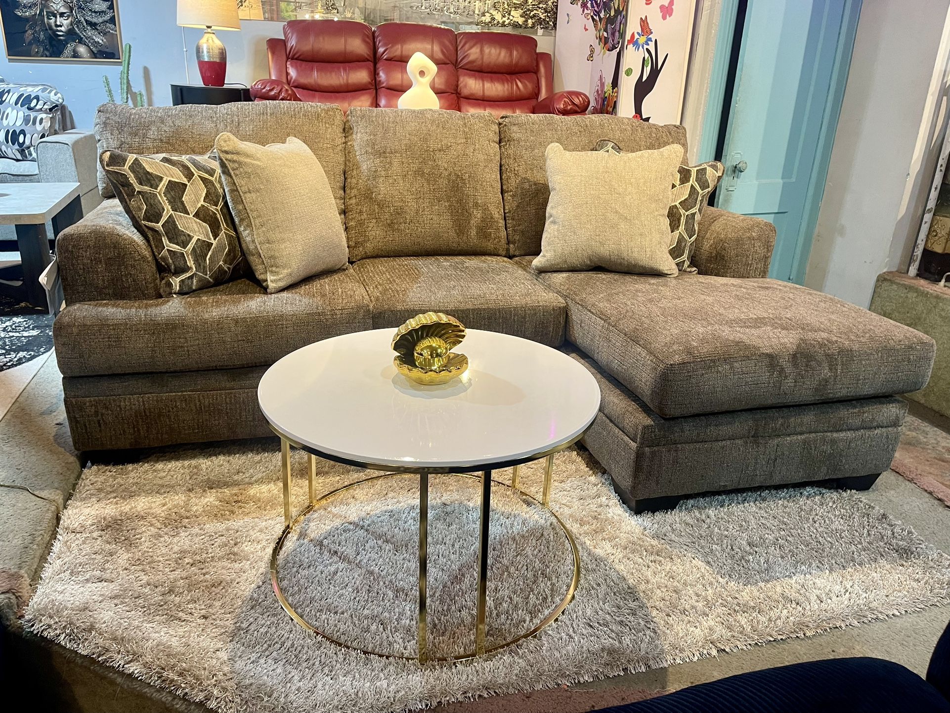 Exclusive Sale! Ashley Sofa Chaise Sectional On Sale Just $498!!