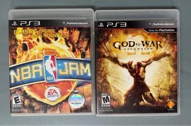 PS3 Games PlayStation God of War NBA Jams $20 each
