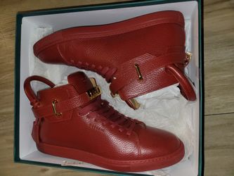 Buscemi Leather High Top Sneakers. Size 15. NEW 