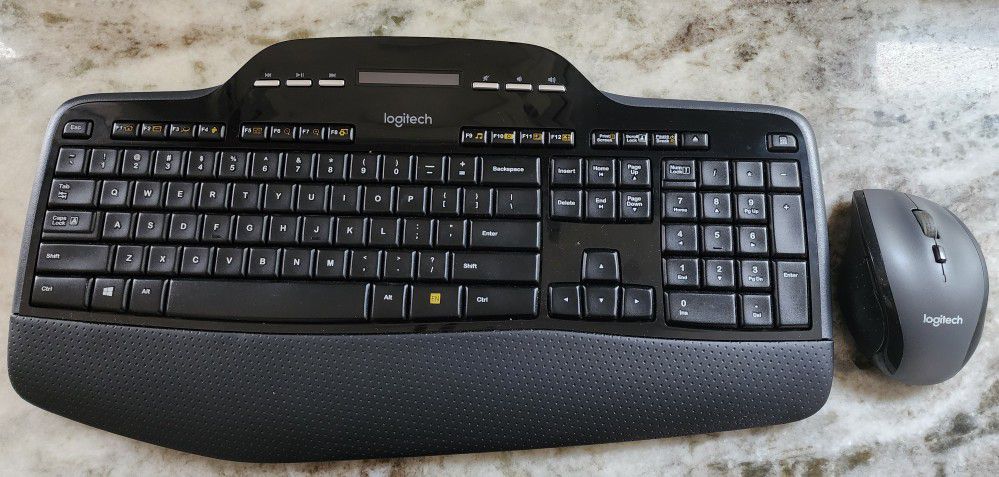 Bluetooth Keyboard And Mouse  Logitech  $30.  Wireless