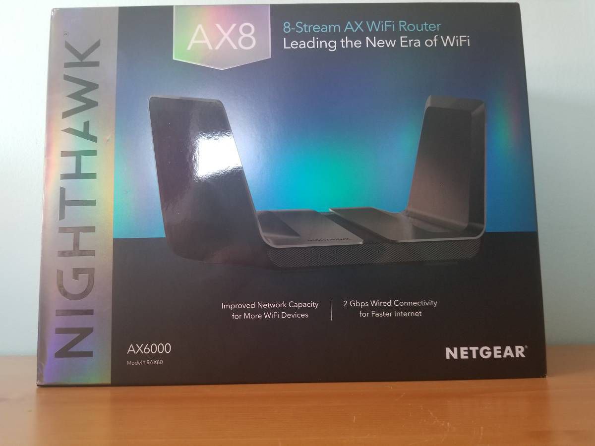 Netgear Nighthawk AX8 WiFi Router AX6000 (RAX80) Wifi6