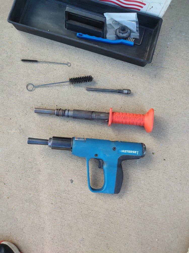 Masterset And Remington Concrete Nail Guns