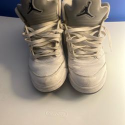 Jordan 5 White Retro Used