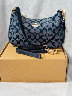 Coach Signature Jacquard Shoulder Bag