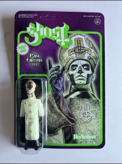 Super7 ReAction Ghost Papa Emeritus III Glow in the Dark Collectible Figure